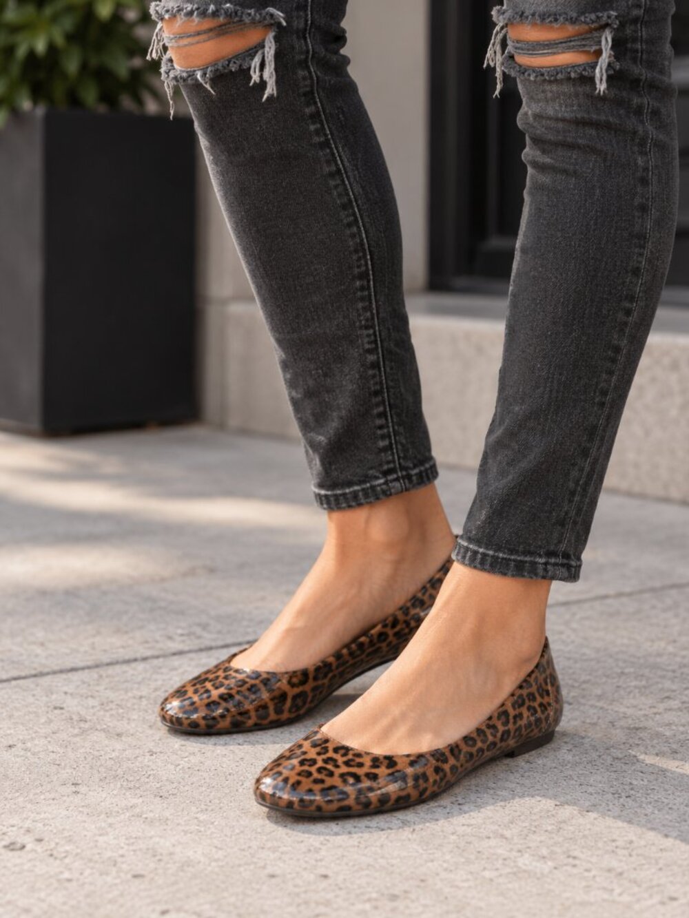 BOC Leopard Ballet Flats Size 7